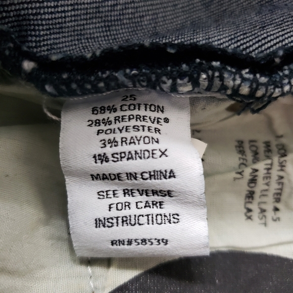Evereve the Eve Straight High-Rise Medium Wash Button Fly Jeans Women's Sz 25 - Picture 7 of 9